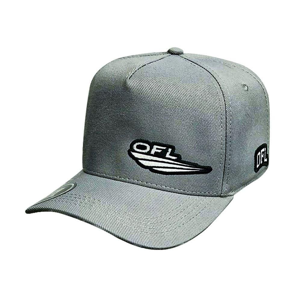 Boné Snapback OFL Minimalista Cinza