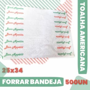 Toalha Americana Forrar Bandeja Jogo Americano Estmpado 500U
