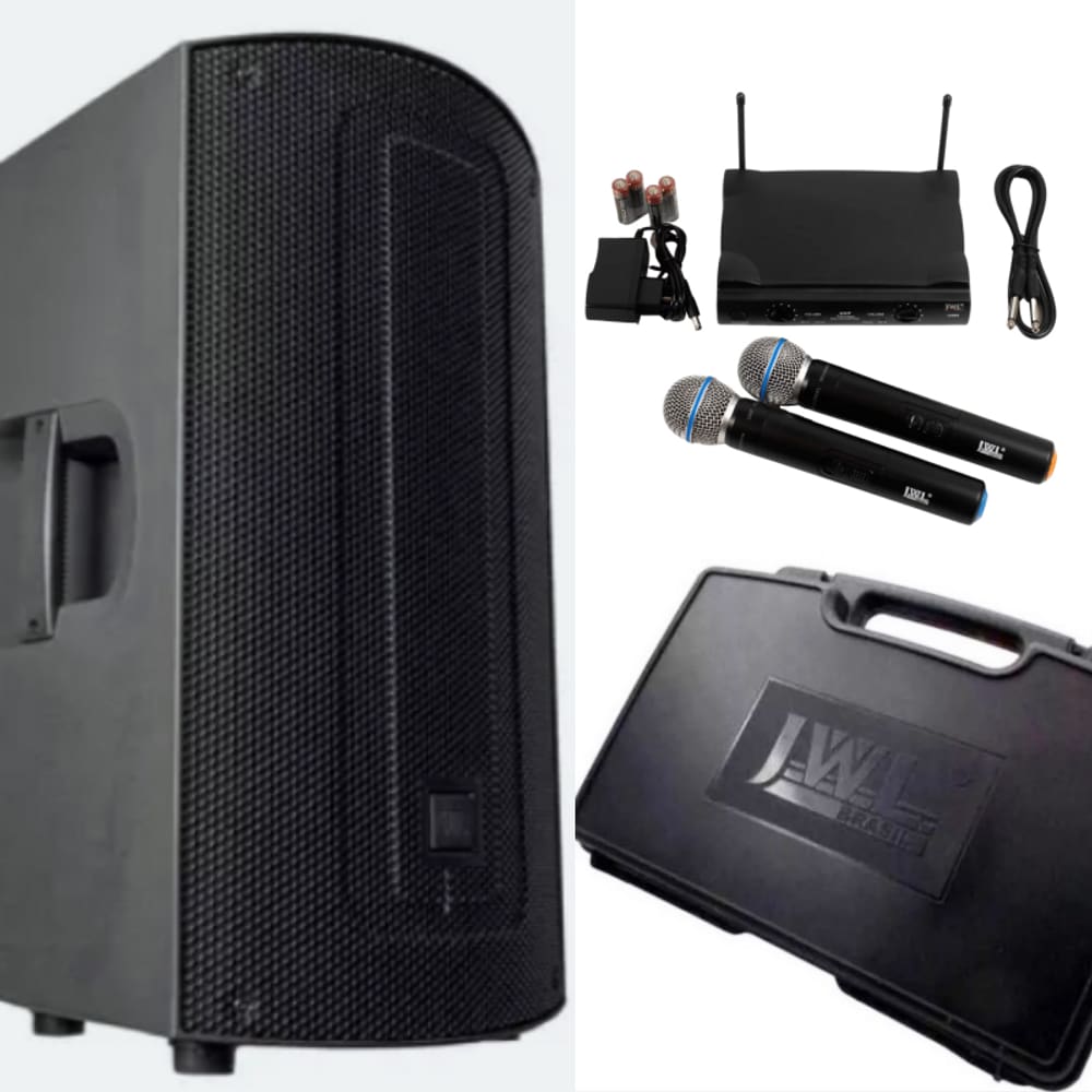 Caixa de Som JBL Max 10 Ativa Bluetooth + 2 Microfones s/fio