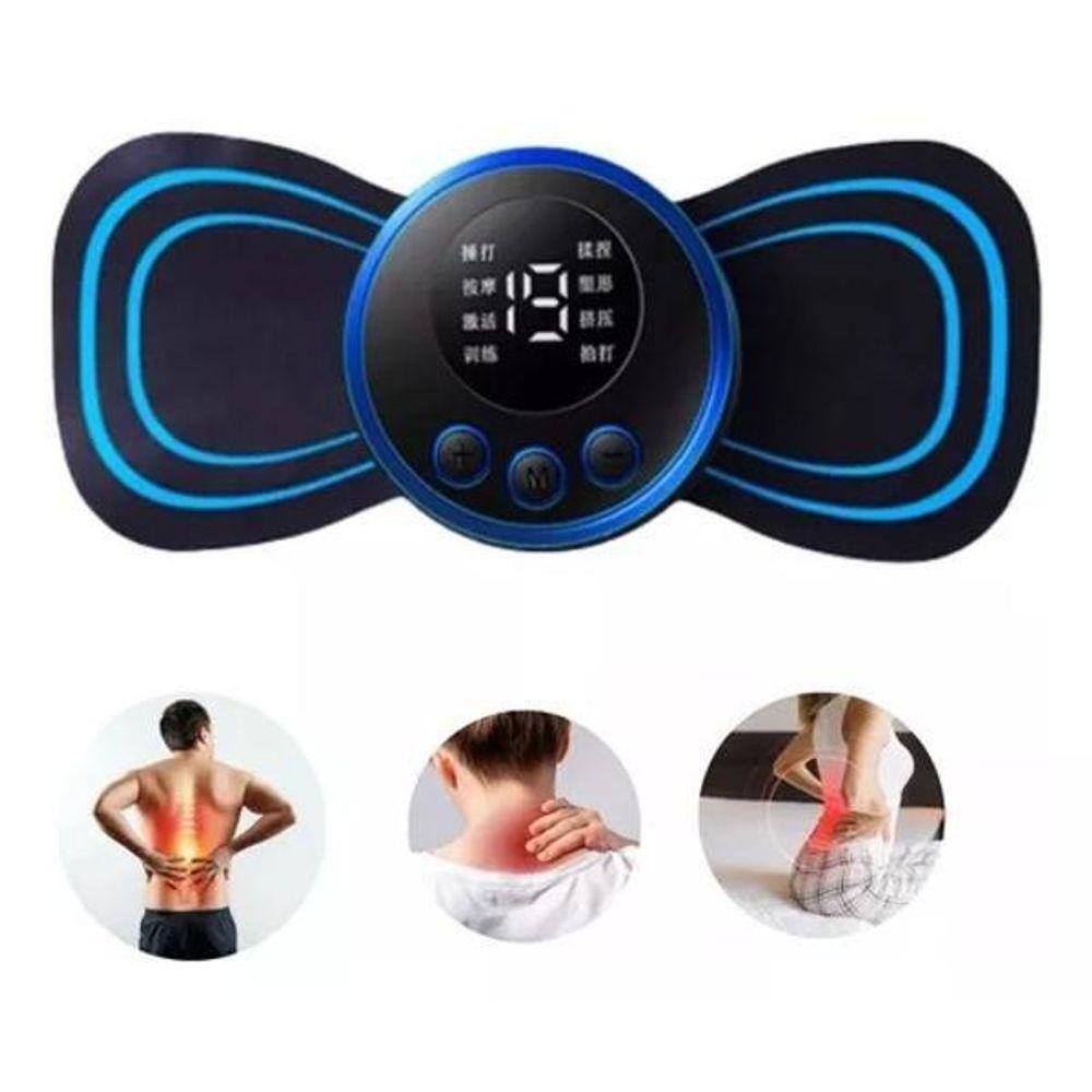 Massageador Portátil Recarregável | 8 Modos | 19 Intens.