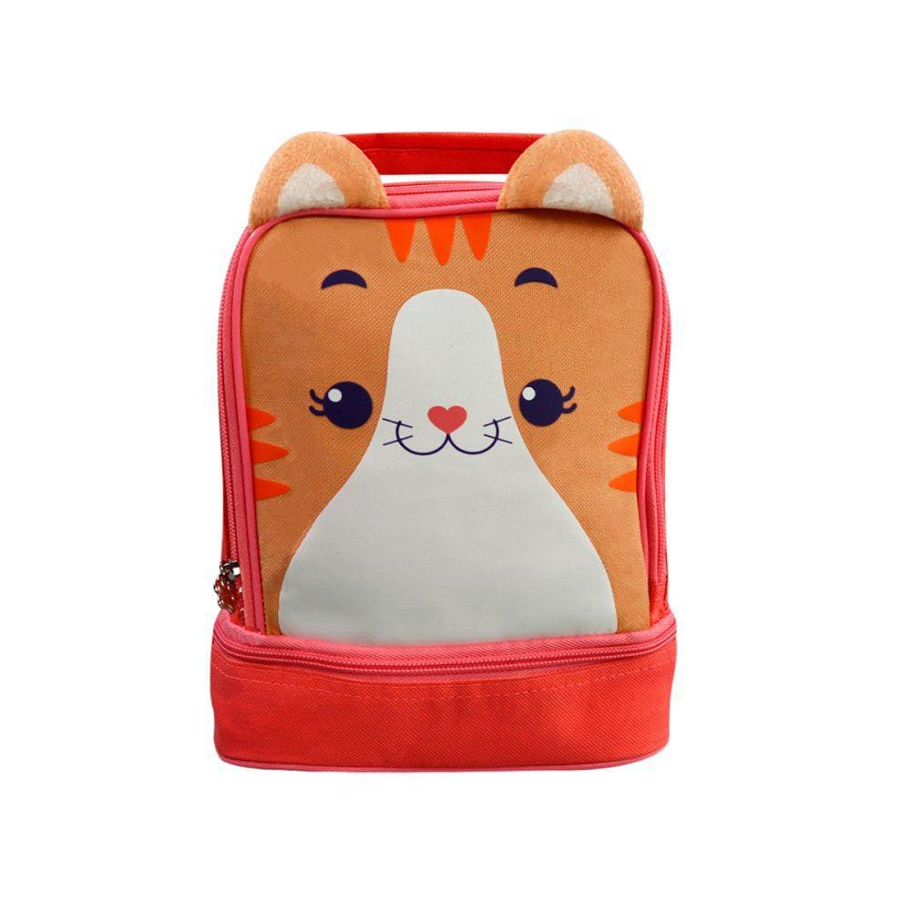 Lancheira Térmica Infantil Escolar com Alça Gato Clio Pets
