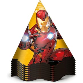 Kit Chapéu Homem de Ferro Aniversário 12 Unidades