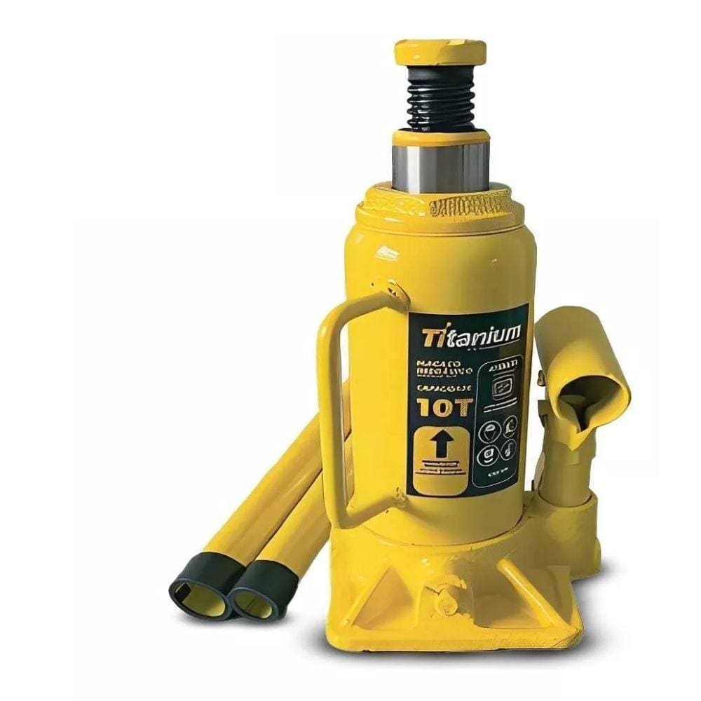 Macaco Hidráulico Tipo Garrafa 10T Titanium