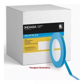 Fita De Contornos Filete Azul 6mmx55m - Indasa Premium