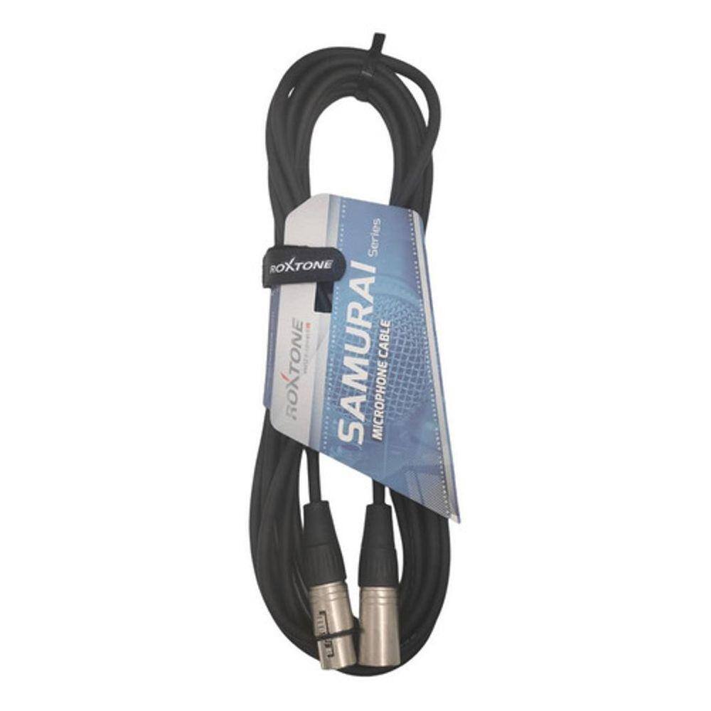 Cabo Microfone Smxx200l5 XLR Macho X XLR Fêmea 5m Roxtone