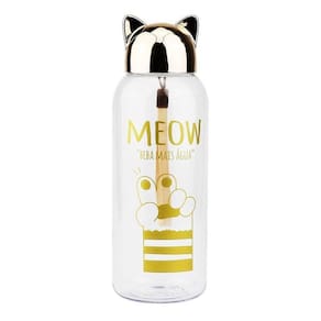 Squeeze Gato Meow 650ml Água Livre de BPA