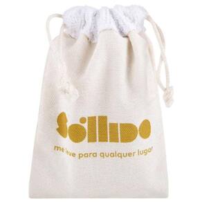 Kit 2X: Saquinho De Algodão Sóllido 1 Unidade