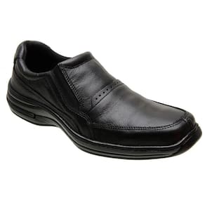 Sapato Social Masculino Couro Casual Confortável Antistress
