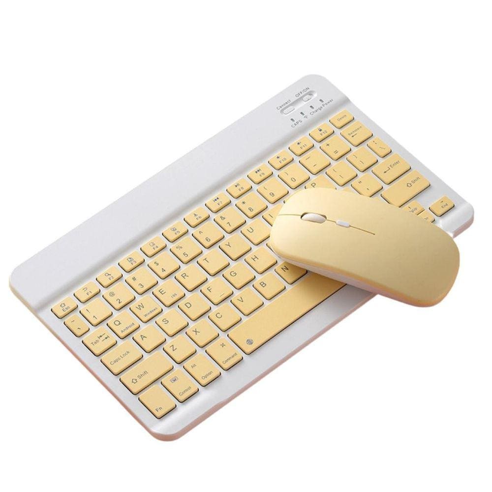 Kit Teclado Mouse Bluetooth HD10 2021 - Compatível Multiplataforma