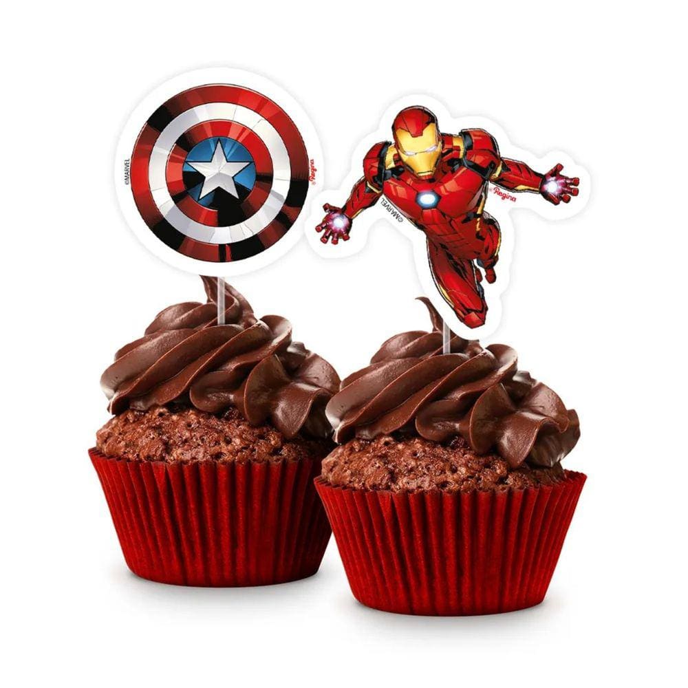 Picks Para Doces Avengers Com 8 Unidades