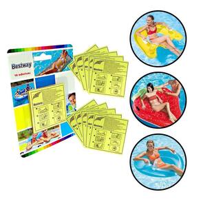 Kit De Reparo Piscinas Boias Infláveis Com 10 Peças Bestway