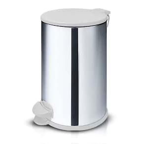 Lixeira De Pedal Martinazzo Aço Inox 5,5L Com Tampa