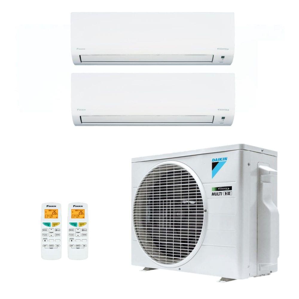 Ar Condicionado Multisplit Bi 21000 Btu(9000+12000) Frio - Inverter - Daikin - 220v - Ctkc09s5vl / 3mkc18s5vl