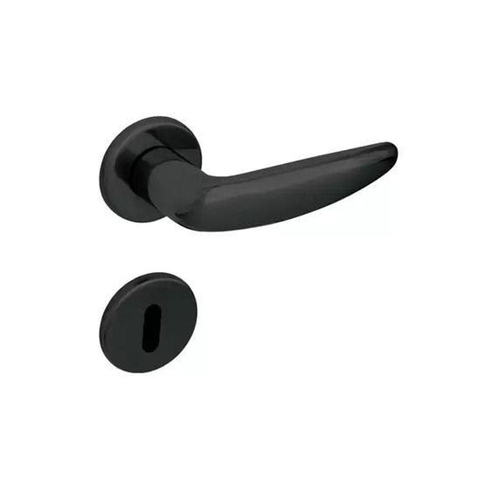 Fechadura Interna 515P St2-55Mm Roseta 327 Preto La Fonte