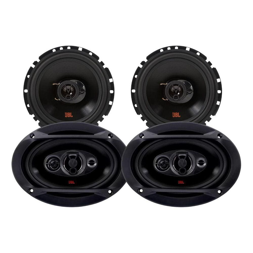 Kit 2 Alto Falantes 6 JBL FLEX4 6TRFX55 110W + 2 Alto Falantes JBL 6x9 69QDFX110 220W