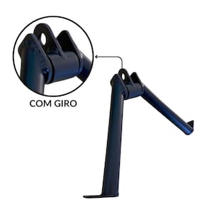 Puxador Em V Pulley com Giro Reforçado Triceps Musculação Academia Treino Carga Maxima 100Kg