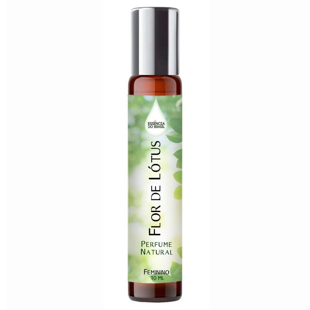 Perfume Feminino Flor De Lótus Natural 10Ml Roll On
