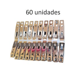 Kit 60 Un. Prendedor Pregador De Roupas Inox E Embalagens
