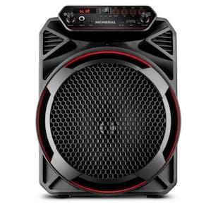 Caixa Amplificada Mondial Cm-150 Com Bluetooth, Usb, Rádio Fm E Função Tws - 150w Preto Bivolt