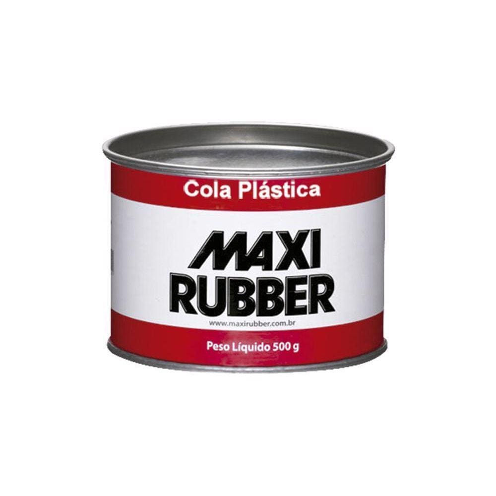 Cola Massa Plastica Maxi Rubber 500G Para Reparos