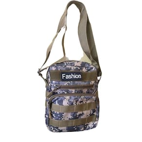 Bolsa Transversal Camuflada Militar Unissex