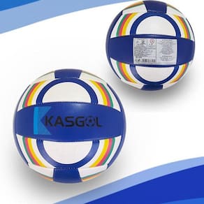 Bola De Voleibol Azul Colorida Tamanho Oficial Quadra/Praia