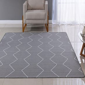 Tapete Retangular 1,40m x 2,00m Cairo Niazitex Cinza