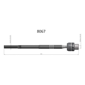 Barra Axial Corsa Celta Prisma Classic Montana Tigra