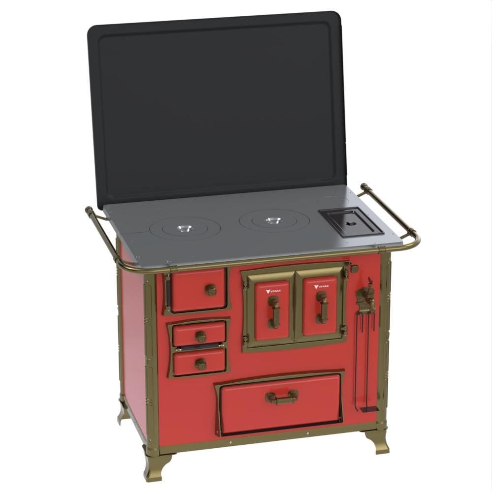 Fogao a Lenha Venax GII n 2 Renaissance Vermelho Cald