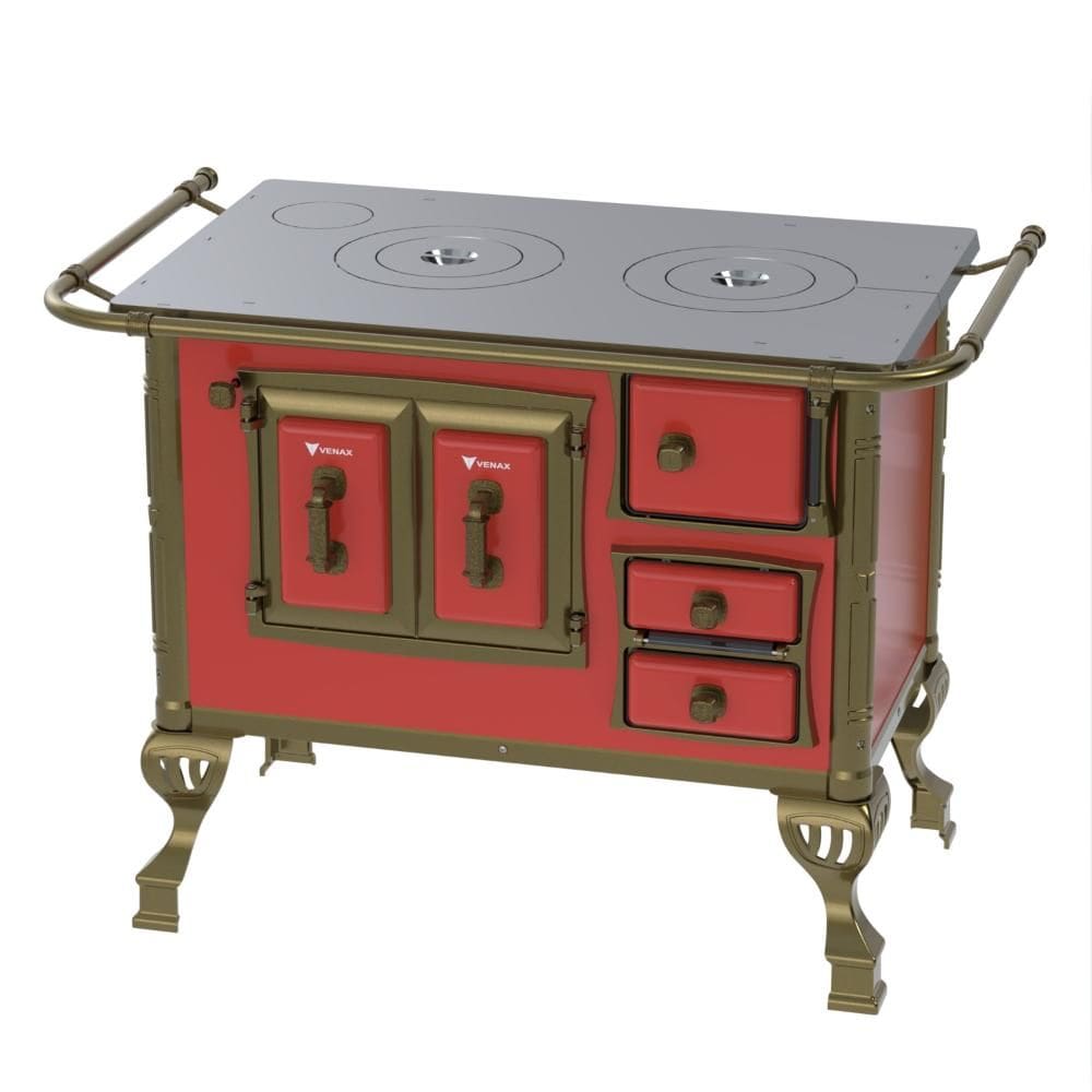 Fogao a Lenha Venax n 1 Colonial Vermelho