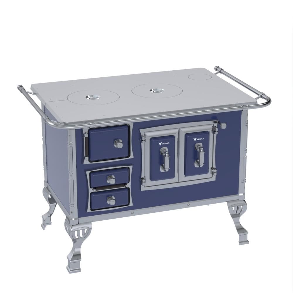 Fogao a Lenha Venax n 2 Sec XVIII Chapa de Aluminio Azul