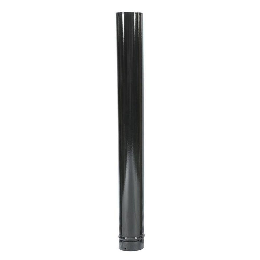Cano Chamine Esmaltado Preto 1 M 110 Mm