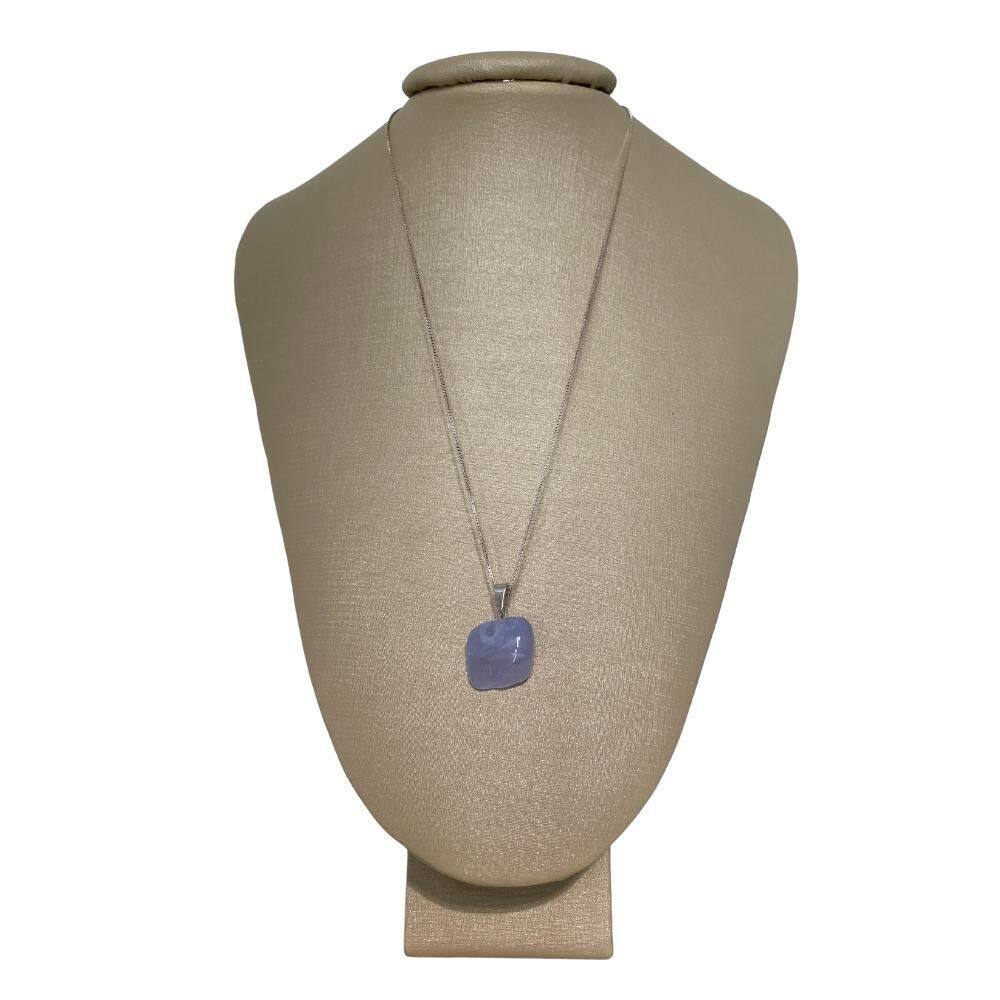 Colar Prata 925 Angelita Polida Beleza Celestial P. Vecchio