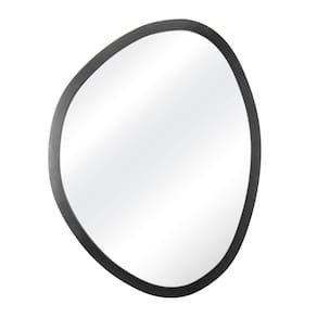 Espelho Decorativo Emoldurado Orgânico 50cx35cm E2G Design Preto