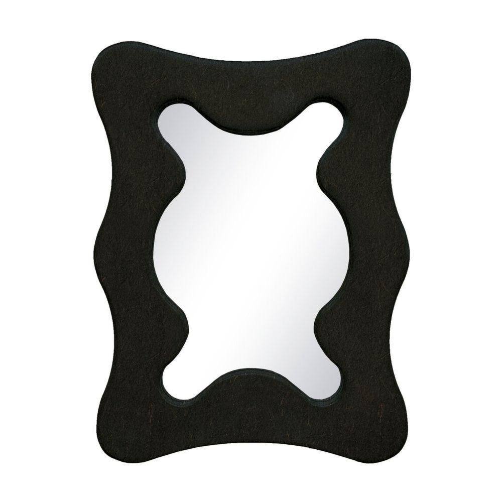 Espelho Emoldurado Teddy 70x52cm Orgânico Preto