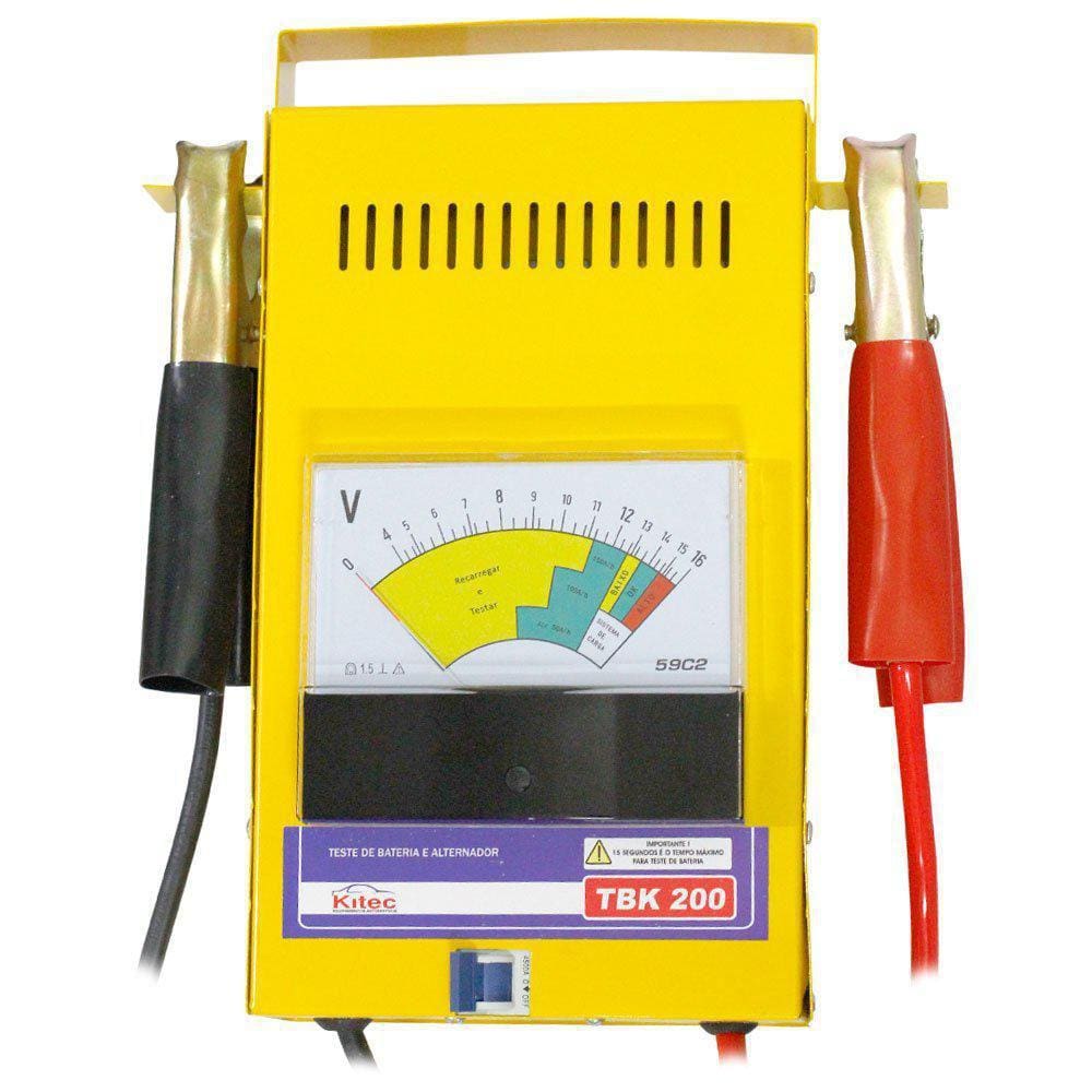 Testador De Bateria E Sistema De Carga 16V - Kitec-Tbk200