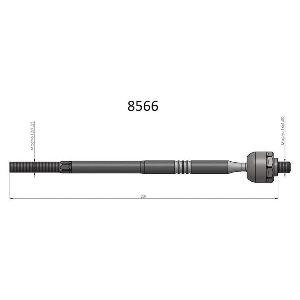 Barra Axial March Bortec Ba 8566