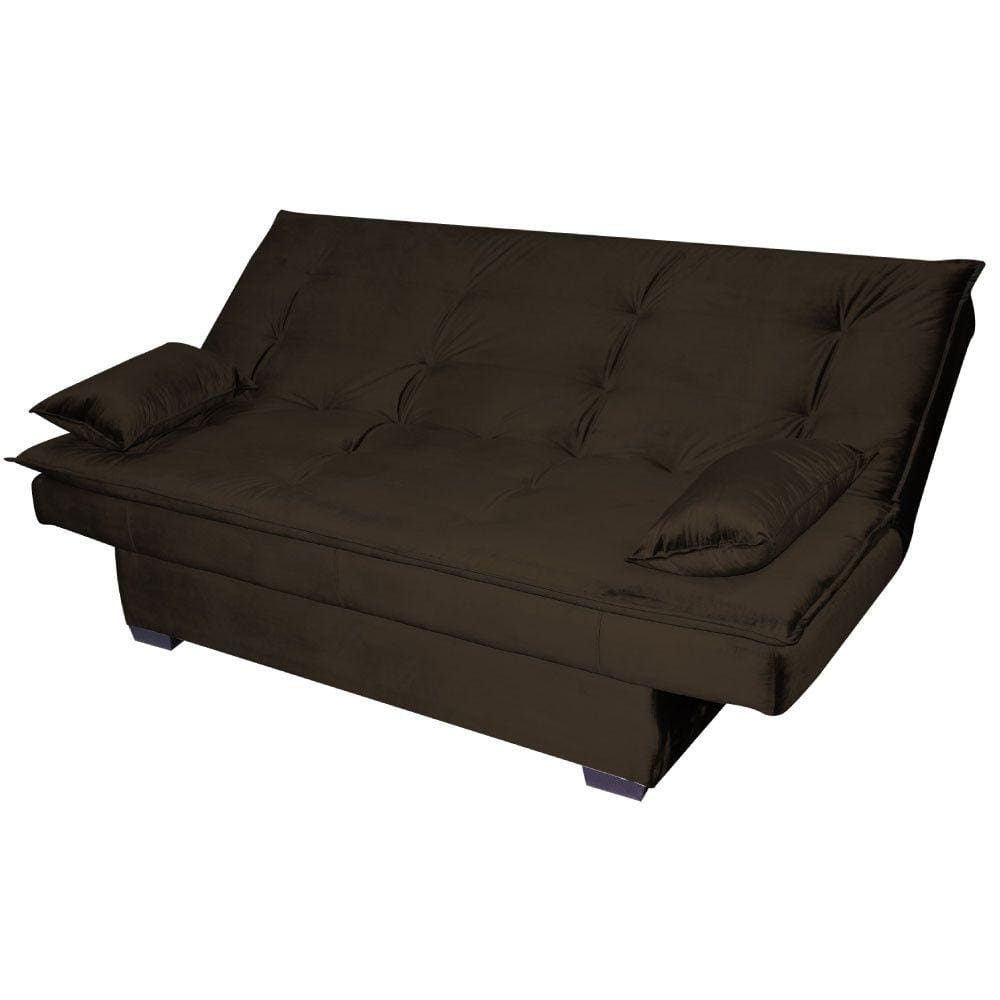 Sofá Cama Esmeralda Marrom Matrix