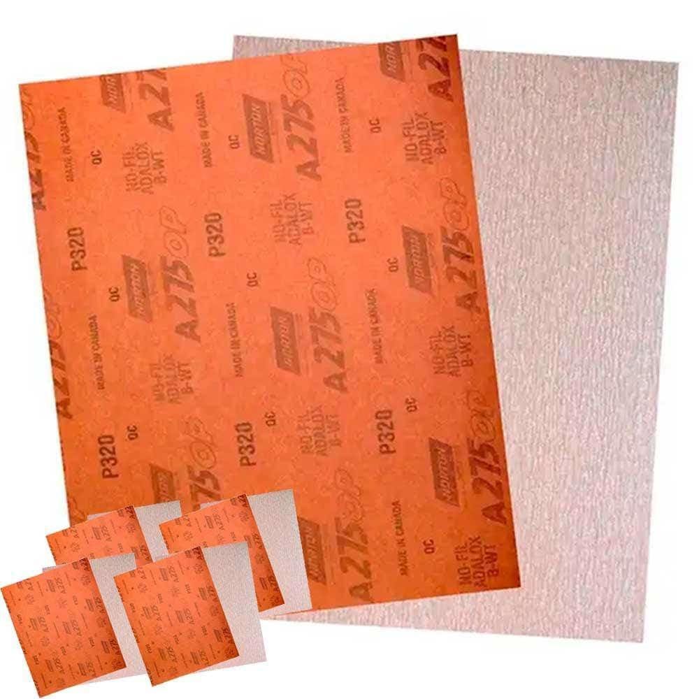 Lixa D`água à Seco A275 Grana 320 10 Unidades NORTON