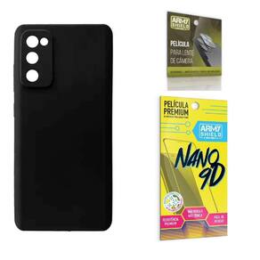 Kit Capinhas Silicone e Película de Câmera | Alta Qualidade