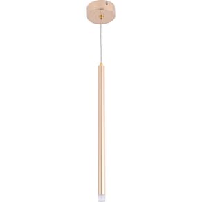 Pendente Aaron 45Cm 1,5Mt De Cabo |Dourado E Acrílico Transp