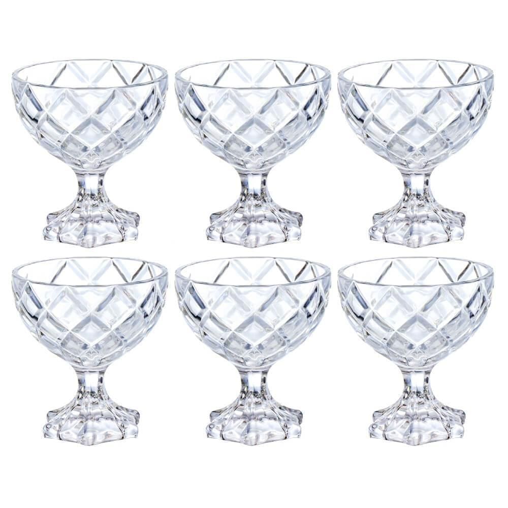 Taças Sobremesa Em Vidro Pineapple 170Ml 6 Peças Hauskraft