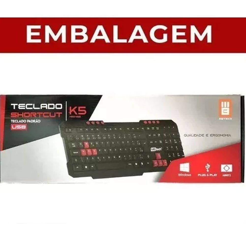 k.style Teclado Padrão Usb Shortcut K5 Mb54155 | Casas Bahia