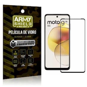 Película De Vidro 3D Moto G73 Full Cover - Armyshield