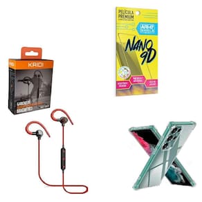 Kit Capinha Samsung S23 Ultra Fone Bluetooth E Película 9D