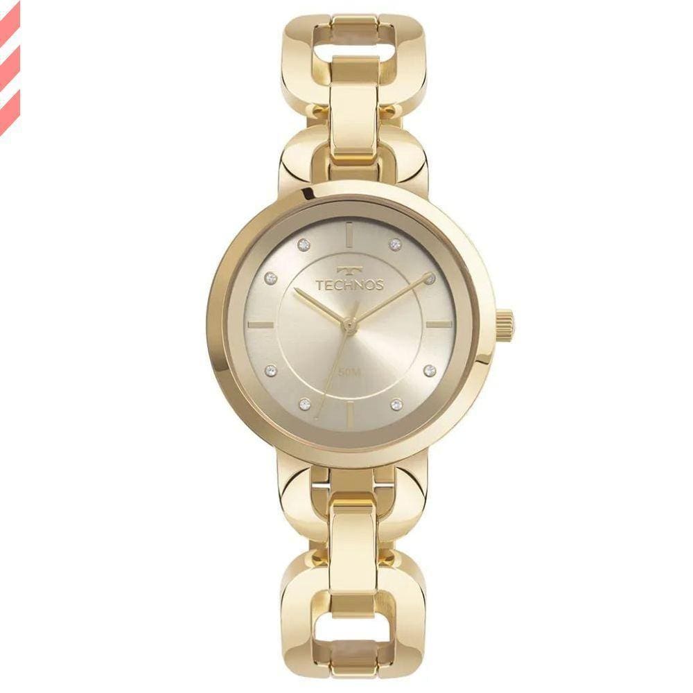 Relogio Feminino Dourado Technos 2035Mwm/1X