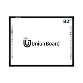 Lousa Interativa Digital Touch Unionboard Preta 82 Polegadas
