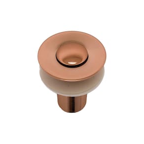 Válvula Pia Lavatório Ralo Click Pequeno Rose Gold Brilhante 7/8 Metal