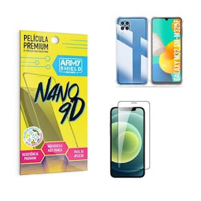 Capinha Samsung M32 Anti Shock + Película Nano Cerâmica 9D