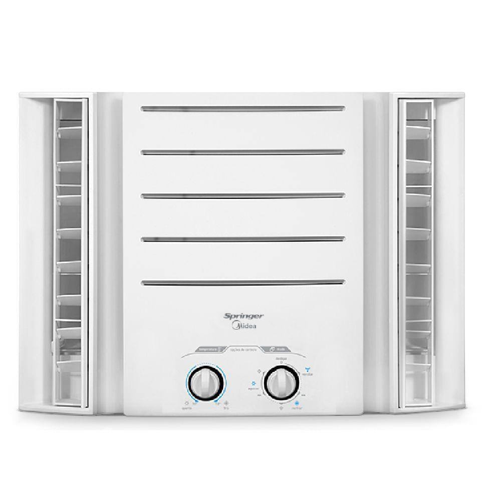 Ar Condicionado Janela Springer Midea 7500 BTU/h Quente e Frio Mecânico QQK075BB - 220 Volts - 220V
